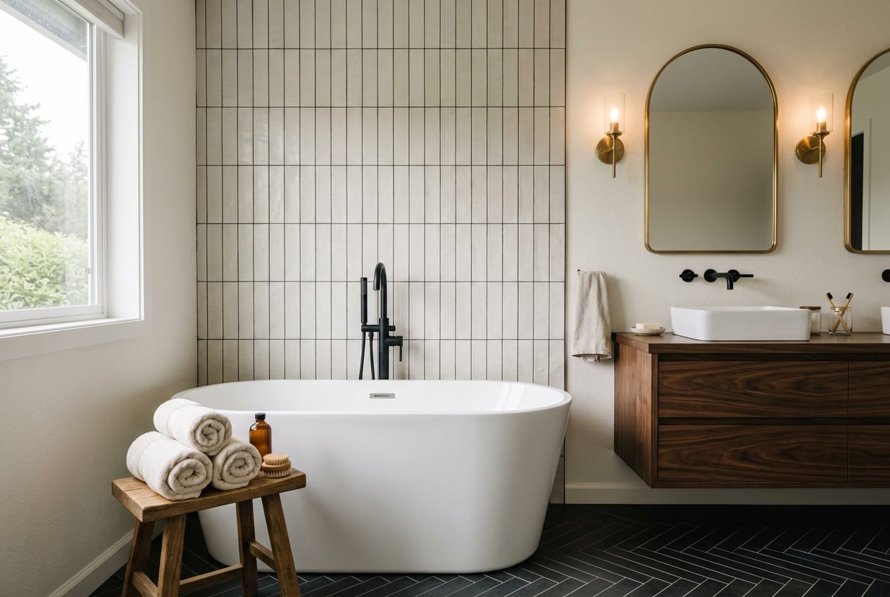 Benitez Bathroom Remodeling Company, bathroom remodeling in Arlington, completed project 3